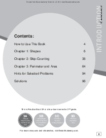 Practice Book: Table of Contents Thumbnail